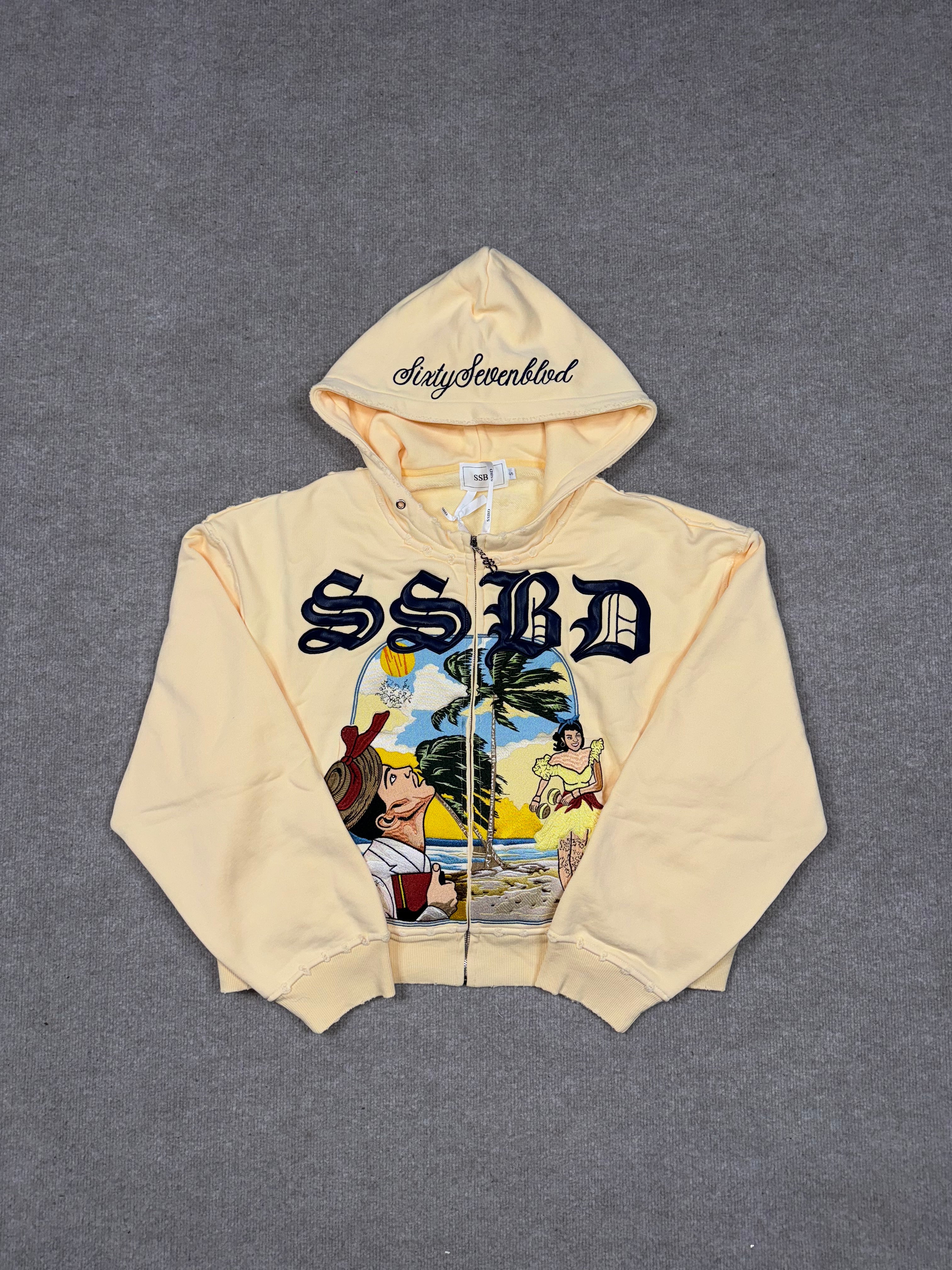 SSBD Island Zip up hoodie