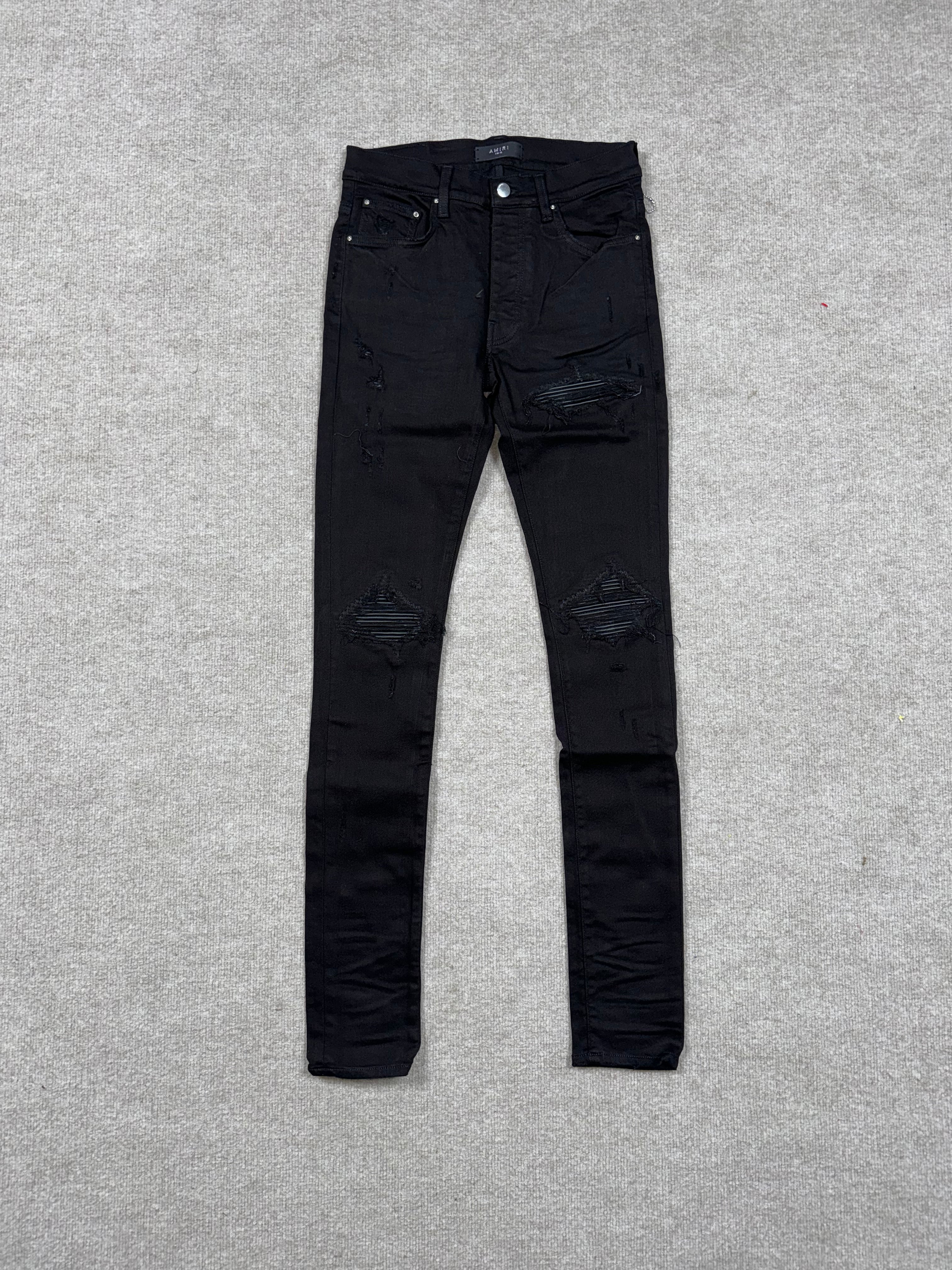 Amiri Jeans Black Patches