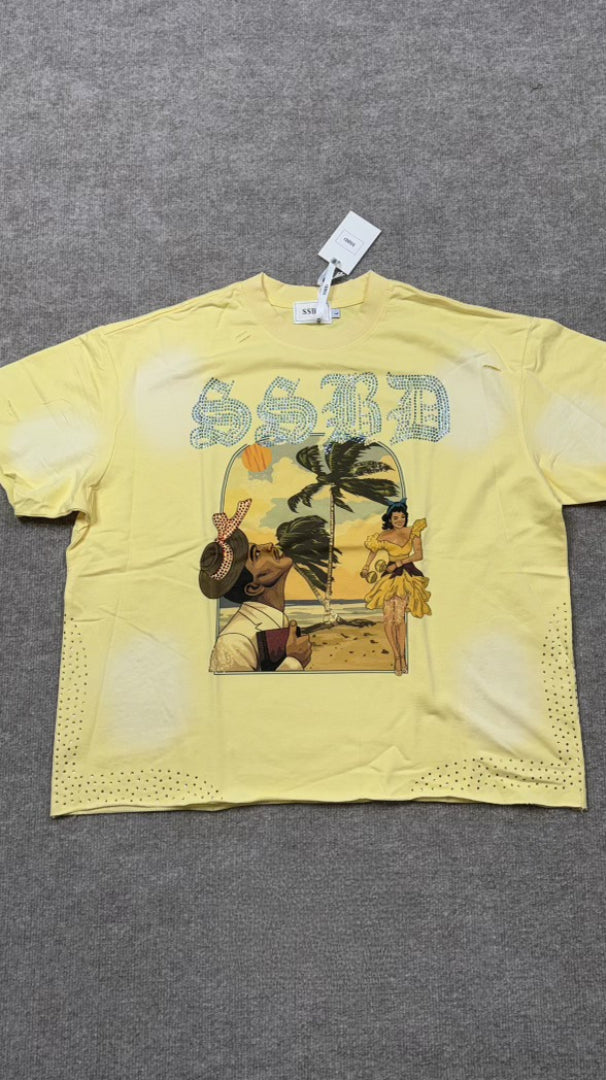 Ssbd New York Yellow Playa Tee