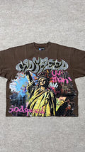 Godspeed T shirt Brown