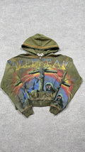 Valley Dream Olive zip up hoodie