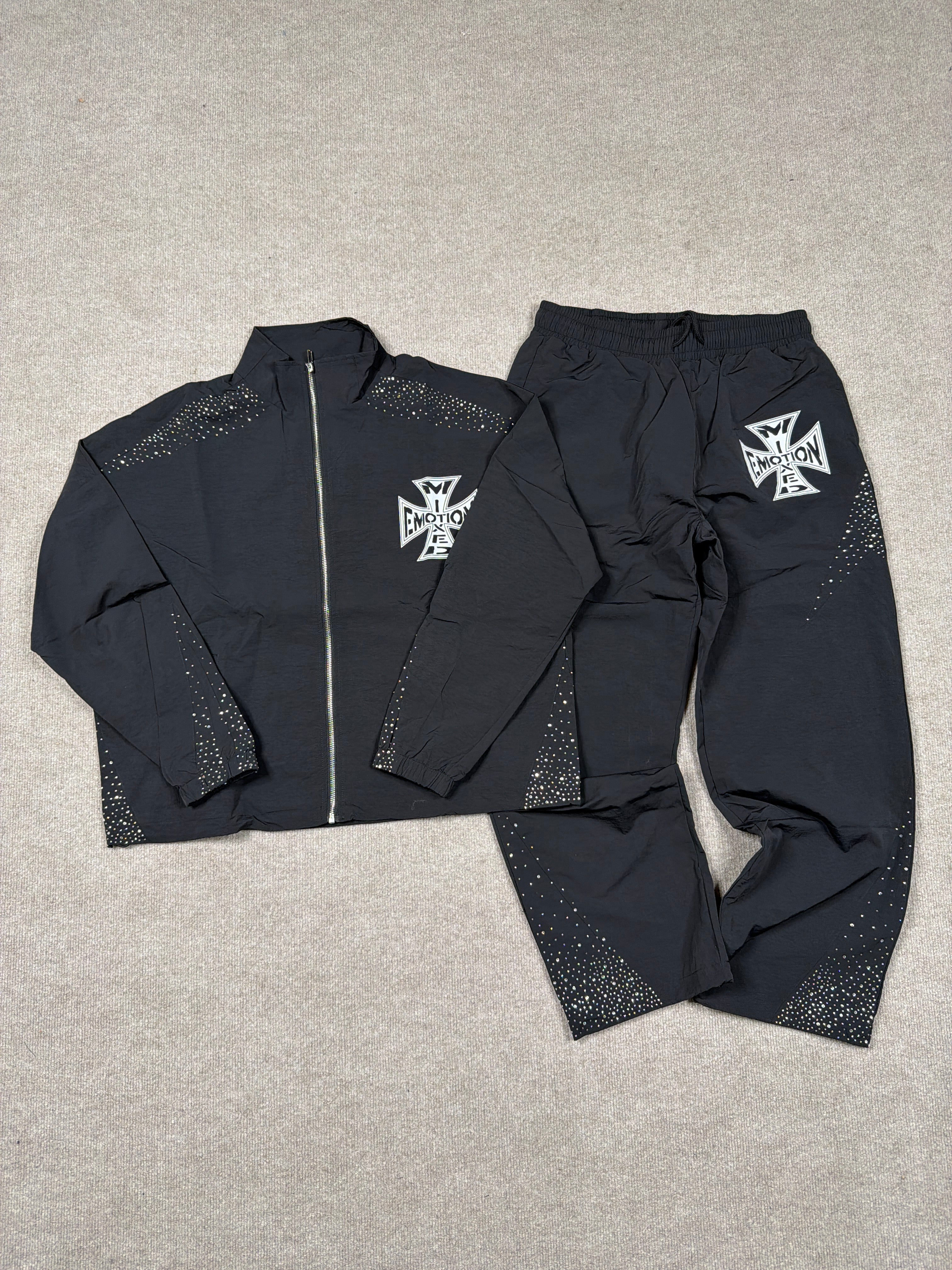 Mix Emotion TrackSuit Black