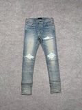 Amiri Jeans White Patches