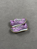 Bottega Veneta 'Orbit' Pink & Silver Sneakers