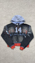 Valley dreams multi color Zip up hoodie