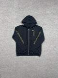 Chrome Hearts Zip up Hoodie (Black/Olive)