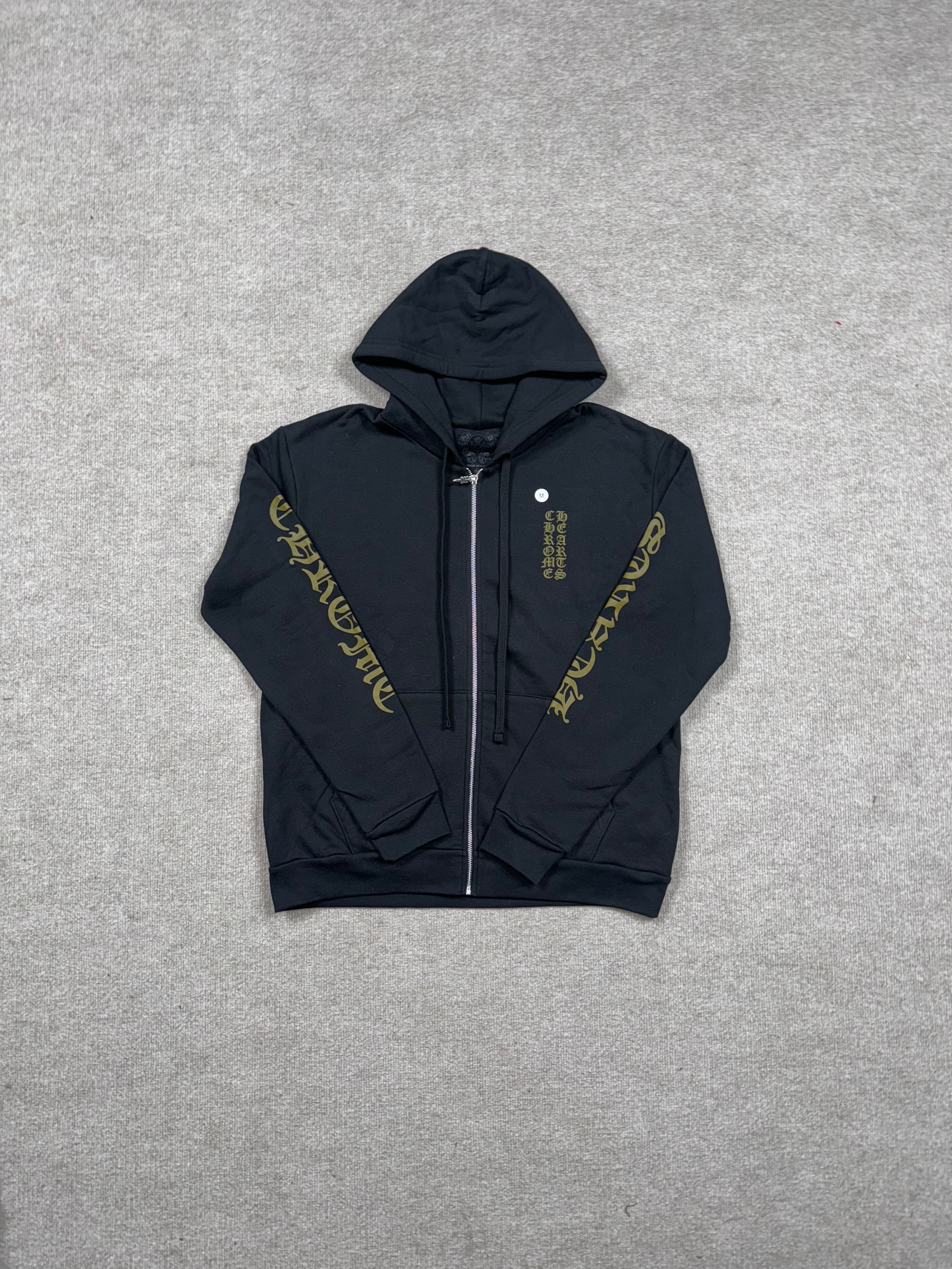 Chrome Hearts Zip up Hoodie (Black/Olive)