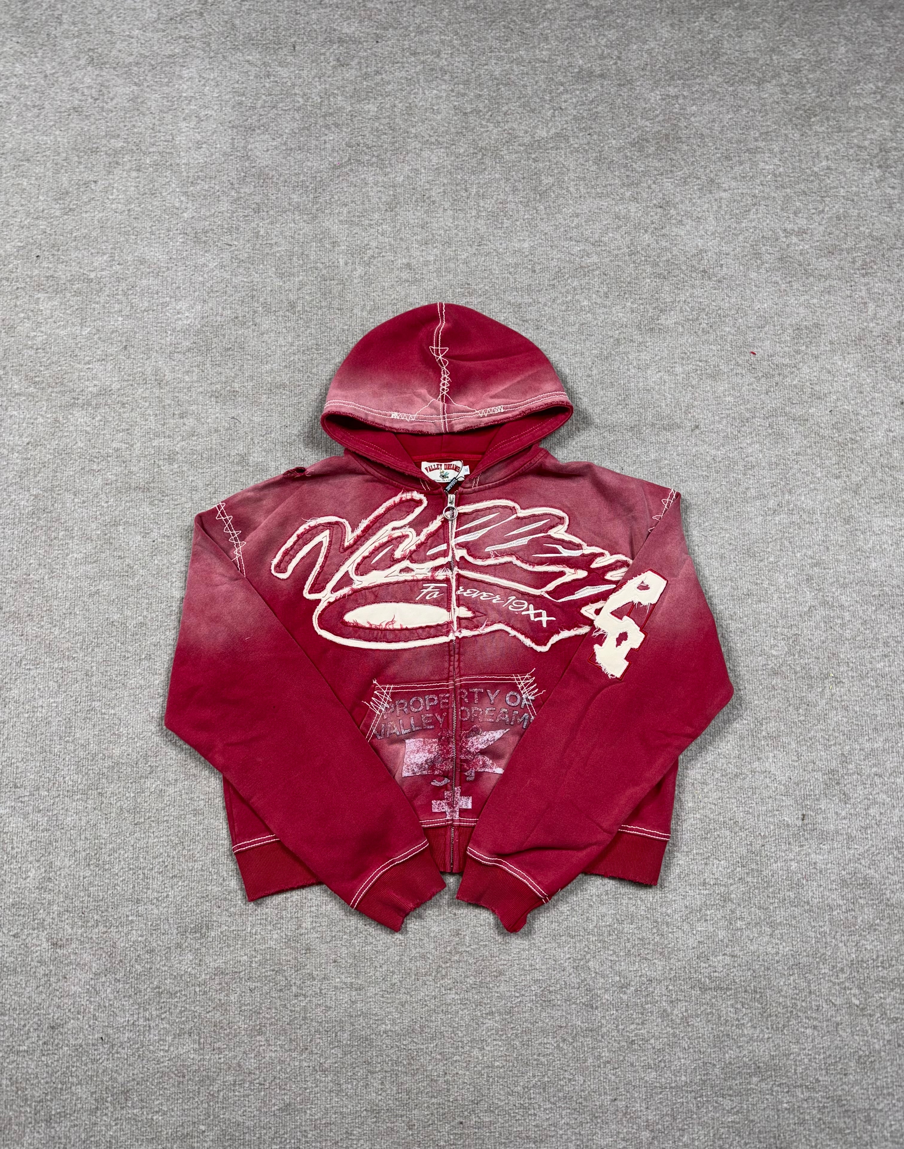 Valley Dreams Red Zip up