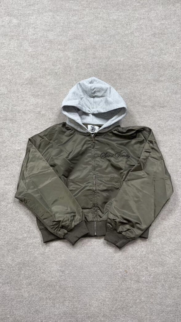 Saint Vanity 'olive' Bomber Jacket