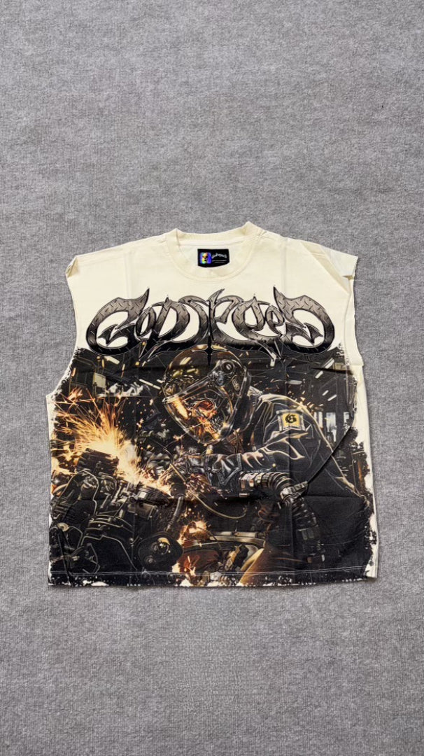 Godspeed sleeveless Tee