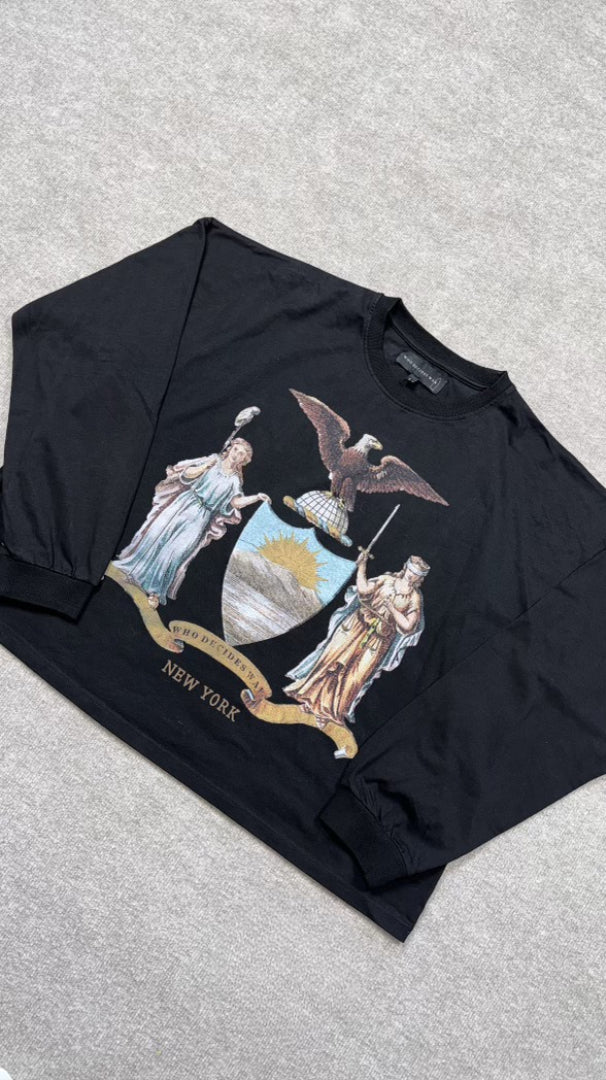 Who decides war New York long sleeve