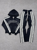 RoughPlay Stripe Sweatsuit (Black)