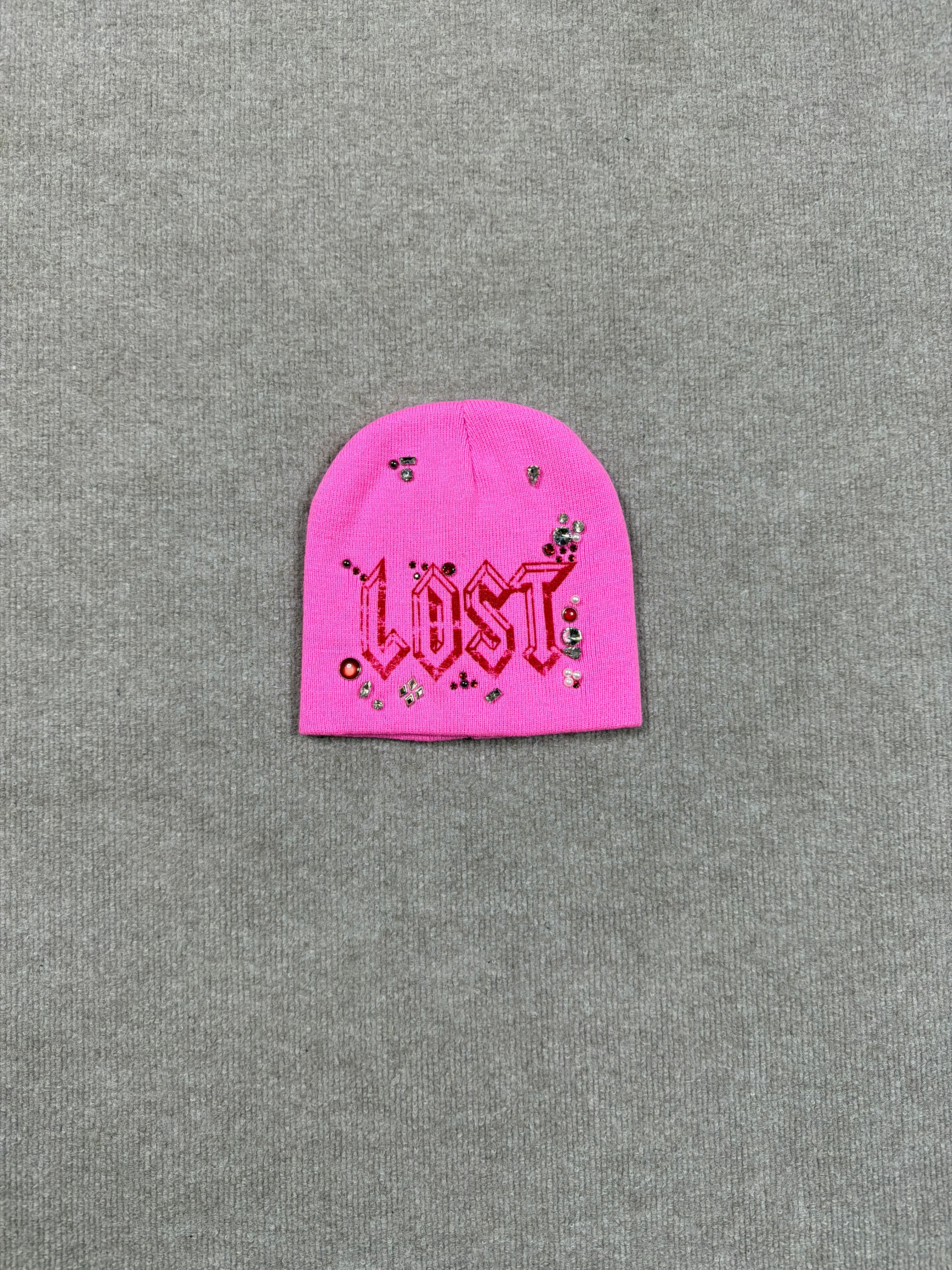 Lost Intricacy pink Beanie