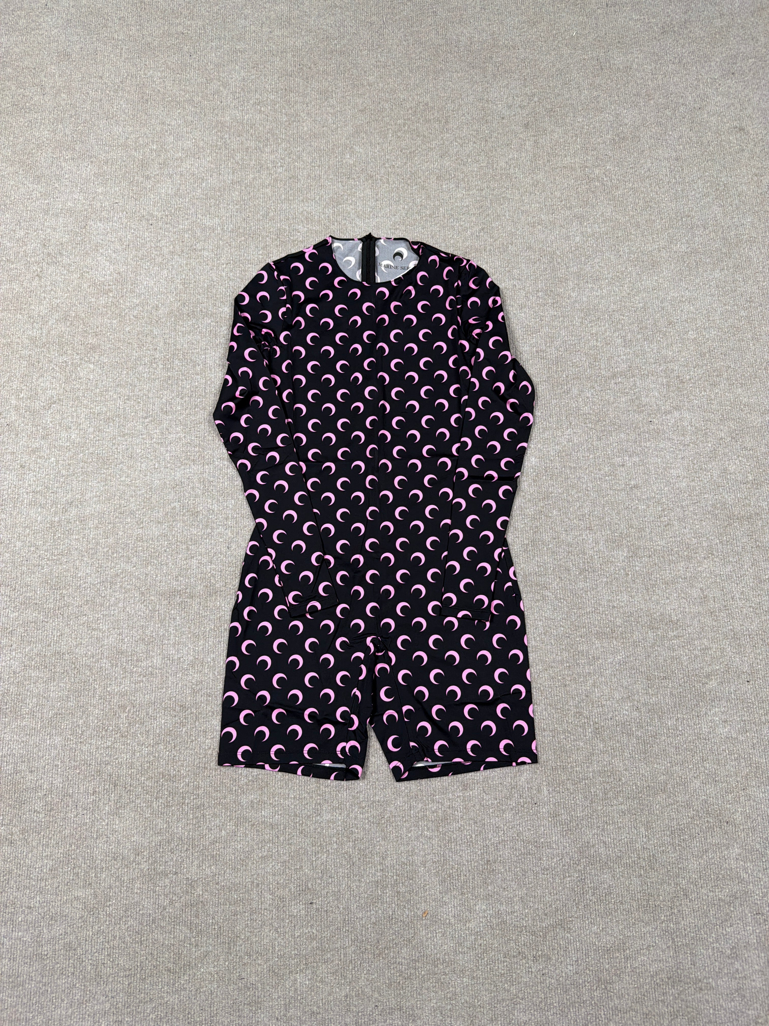Marine serre Moon Print Short Catsuit
