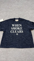 When smoke clear t shirt (navy blue/white)