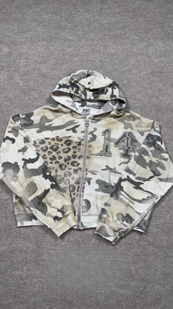 Valley Leopard Print Hoodie