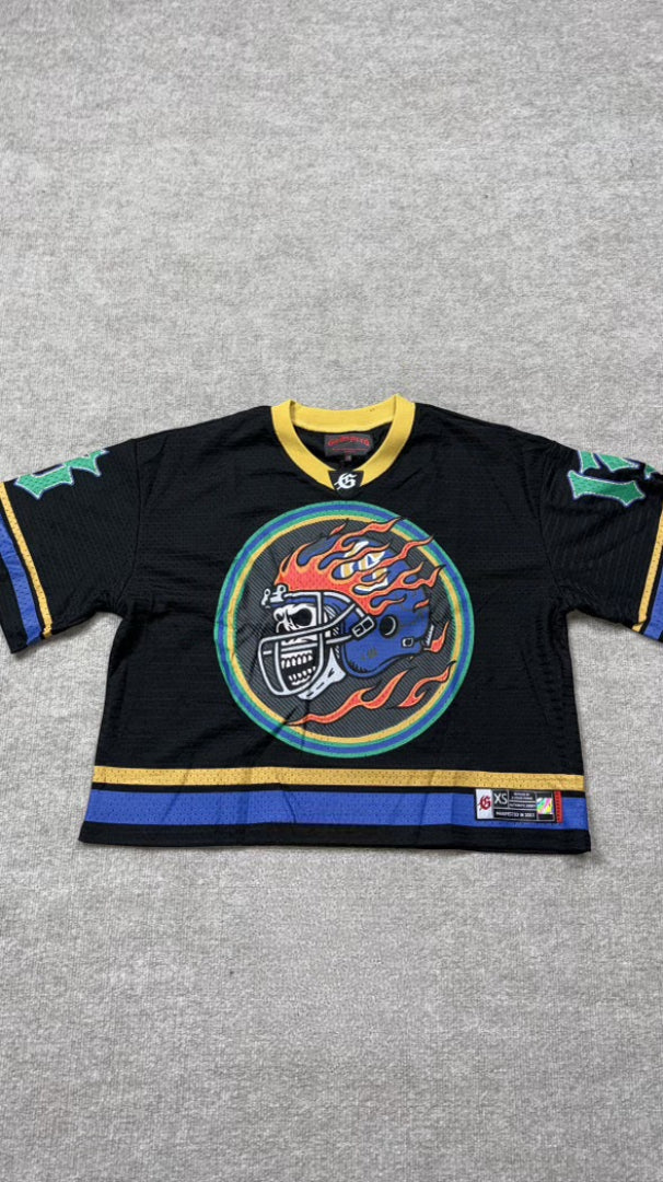 Godspeed First Down Jersey (Black/Yellow/Blue)
