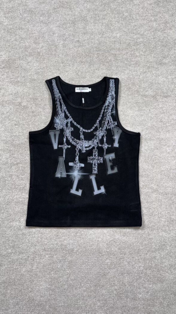 Valley tank top triple Chains