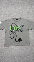 Lost Intricacy green outline T shirt
