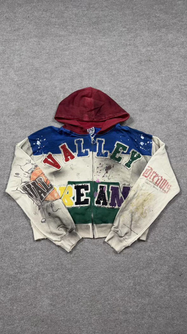 Valley dreams wonderland zip up hoodie