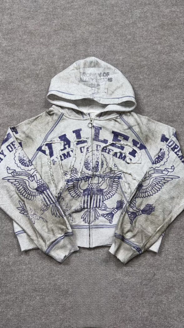 Valley dreams zip hoodie
