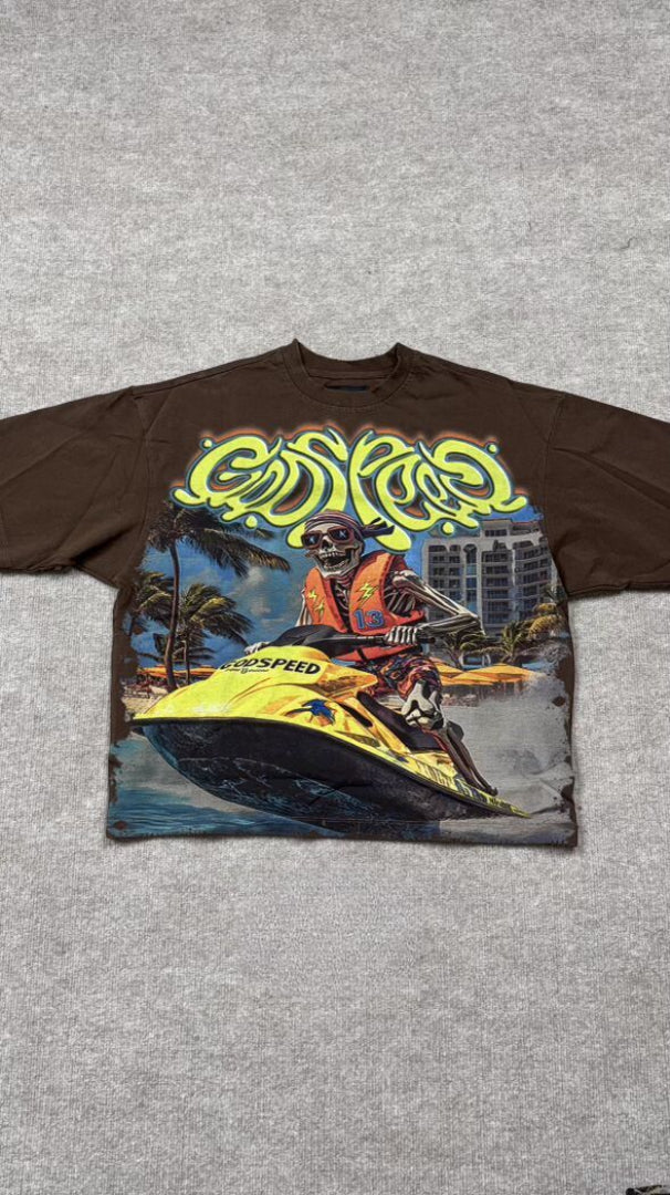 Godspeed T shirt (Brown)