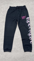 Lost intricacy Black & pink sweatpants
