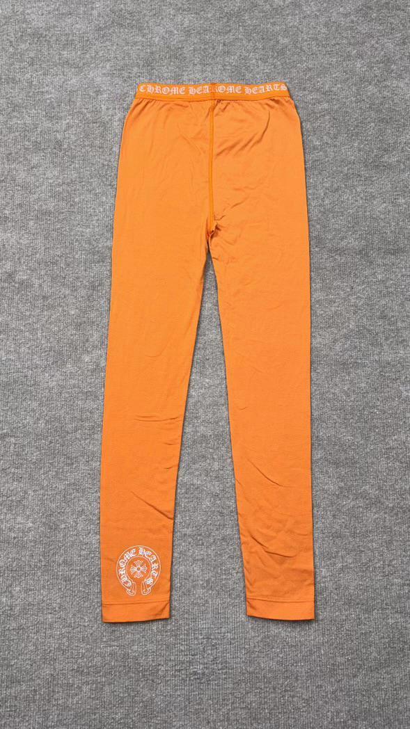 Chrome hearts orange Leggings