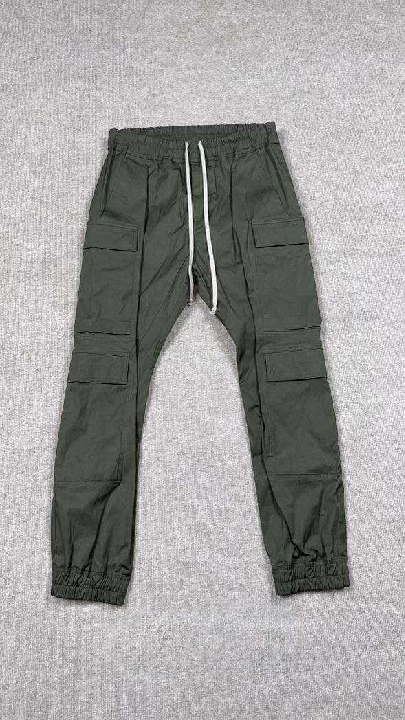Rick Owens Bauhaus Cargo Pants Dark green