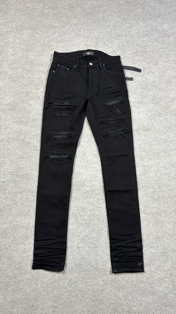 Amiri Jeans Trasher black on black