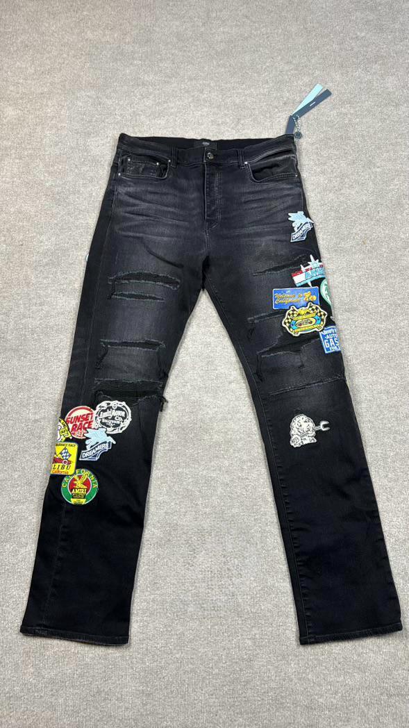 Amiri Jeans Patches