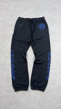 Chrome Hearts Black & Blue Logo Sweatpants