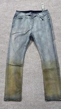 Rick Owens Denim Pants Blue xYellow