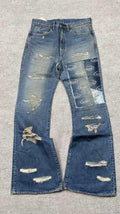 KAPITAL
Monkey CISCO Speakeasy Slim-Fit Distressed Denim Jeans