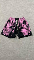Vertabrae 'Skull' Pink Storm Shorts