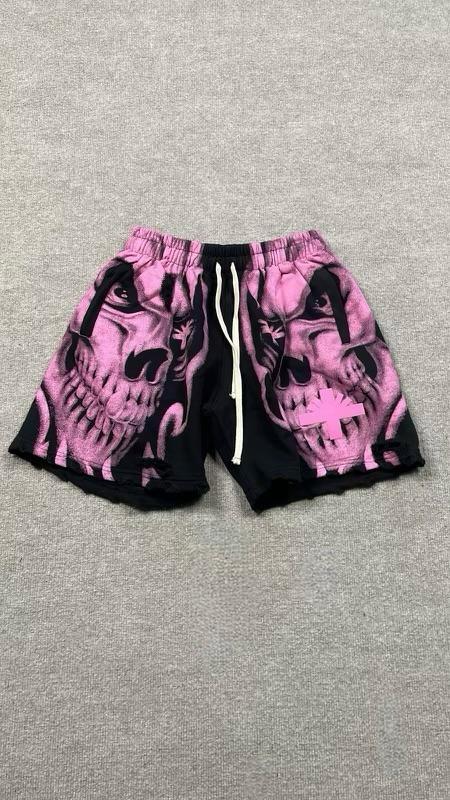Vertabrae 'Skull' Pink Storm Shorts