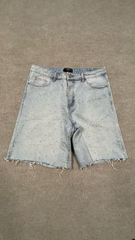 HMDD rhinestone shorts Blue