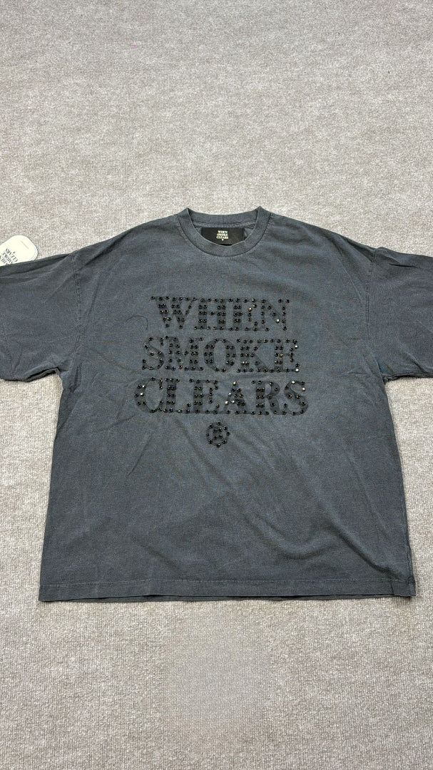 Shen smoke clears grey/black t shirt