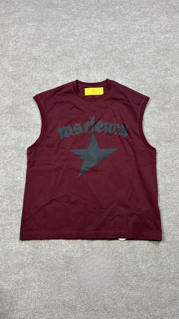 When smoke clears Sleeve less t shirt