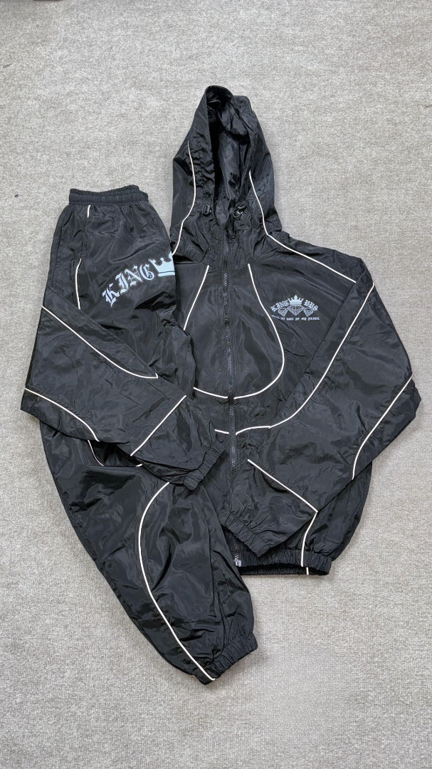 Vvs cap track suit (reflective black)