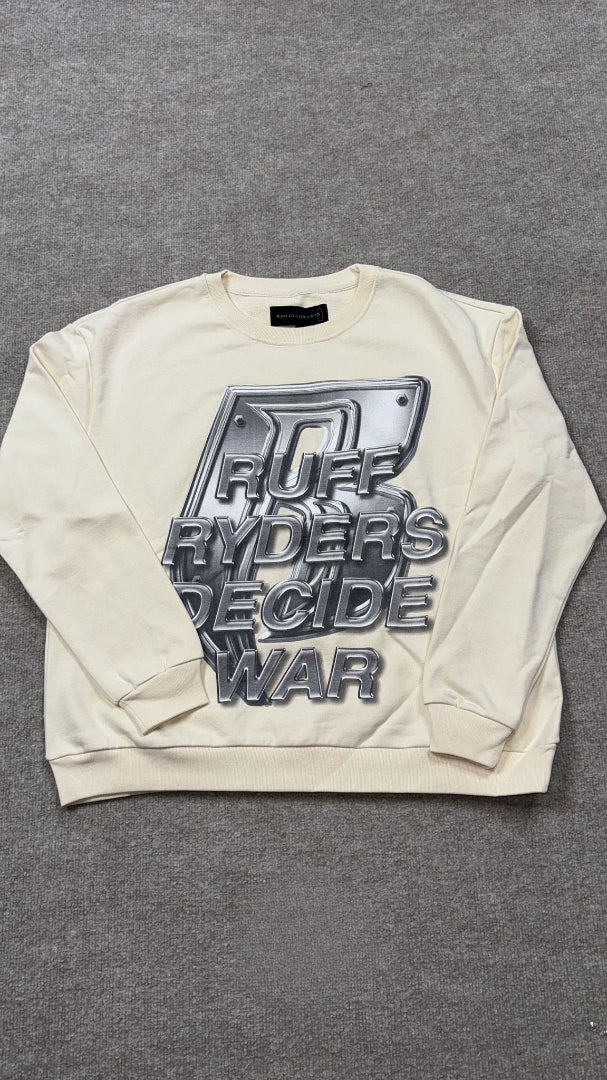 Who decides war cream crewneck
