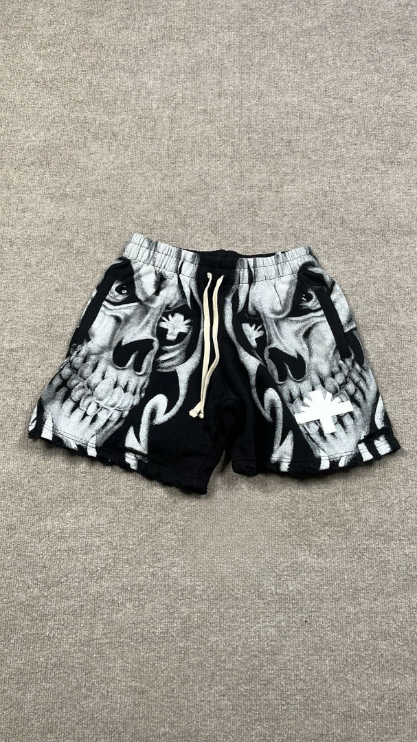 Vertabrae 'Skull' Grey Storm Shorts