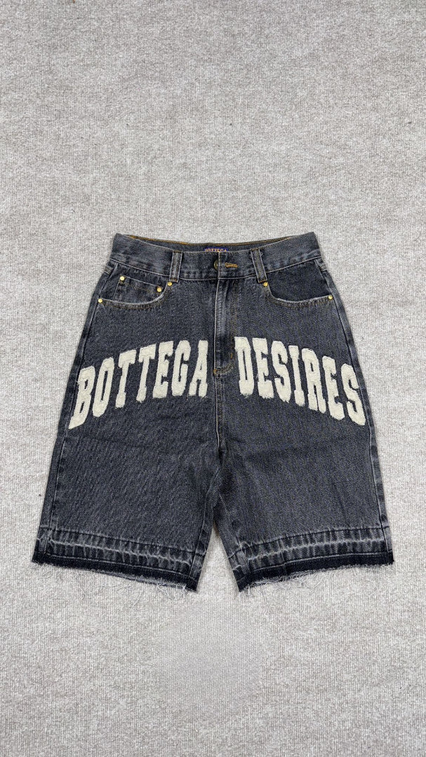 Bottega Desires 'Core Logo' Grey Shorts