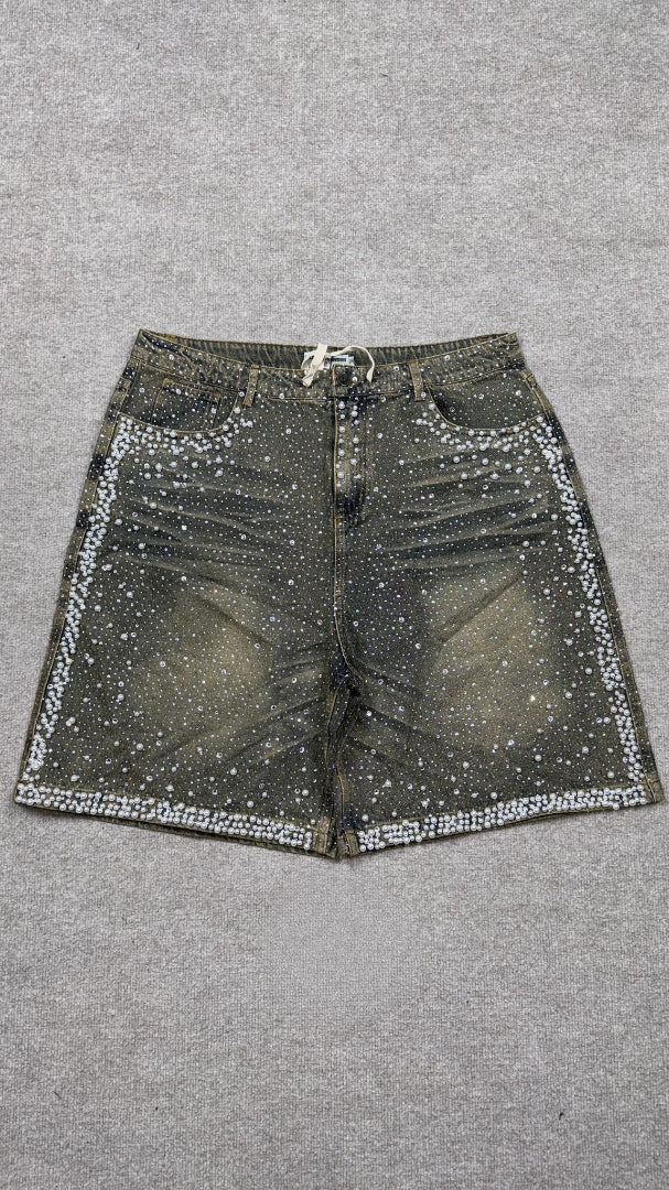 Valley dreams rhinestone shorts