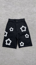 Floral Jean Shorts