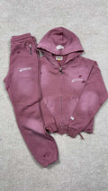 RoughPlay🩹Distressed Sweatsuit (MAUVE)