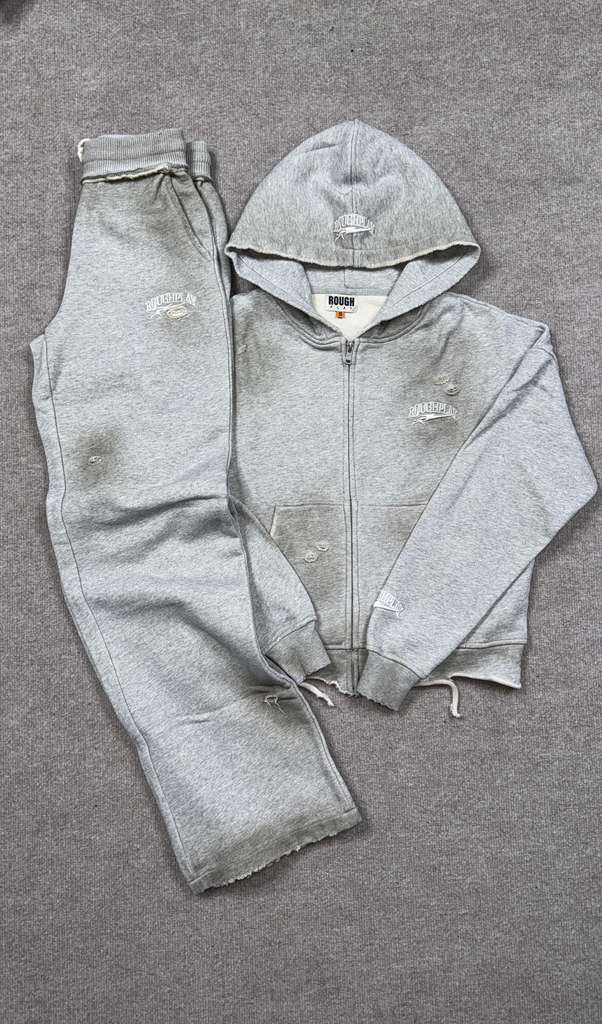 RoughPlay Distressed Sweatsuit (DIRTY GRY)