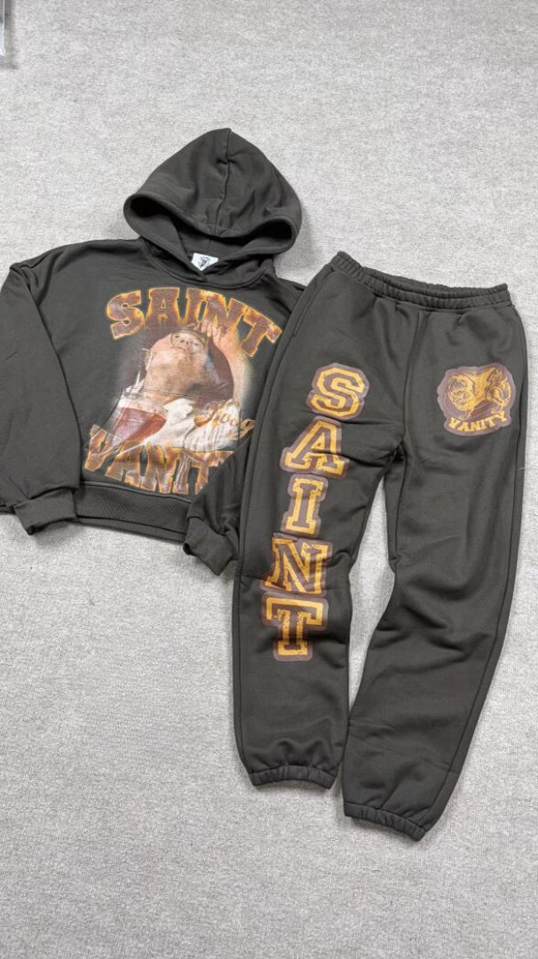 Saint vanity Brown sweatsuit