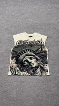 Godspeed sleeveless Bone Liberty tee
