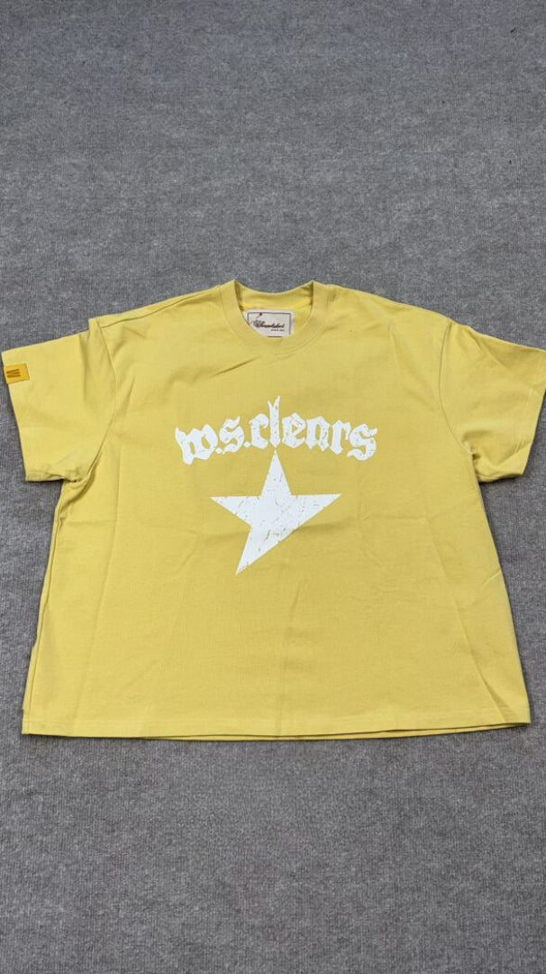When smoke clears Yellow t shirt